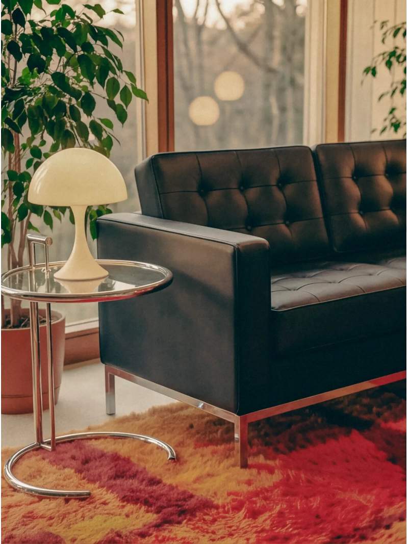 Divano moderno a due posti in pelle italiana - Venice Furnmod, ex Nest Dream- 3