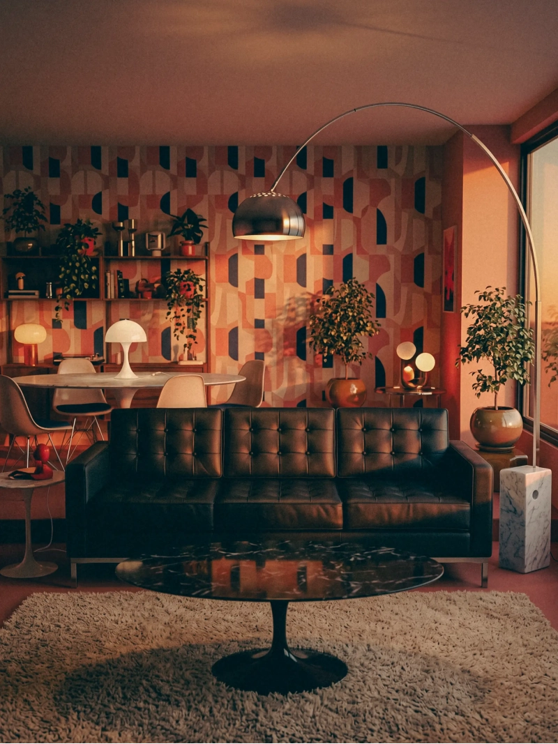 Modern 3-sitssoffa i italienskt läder - Venice Furnmod, ex Nest Dream- 2