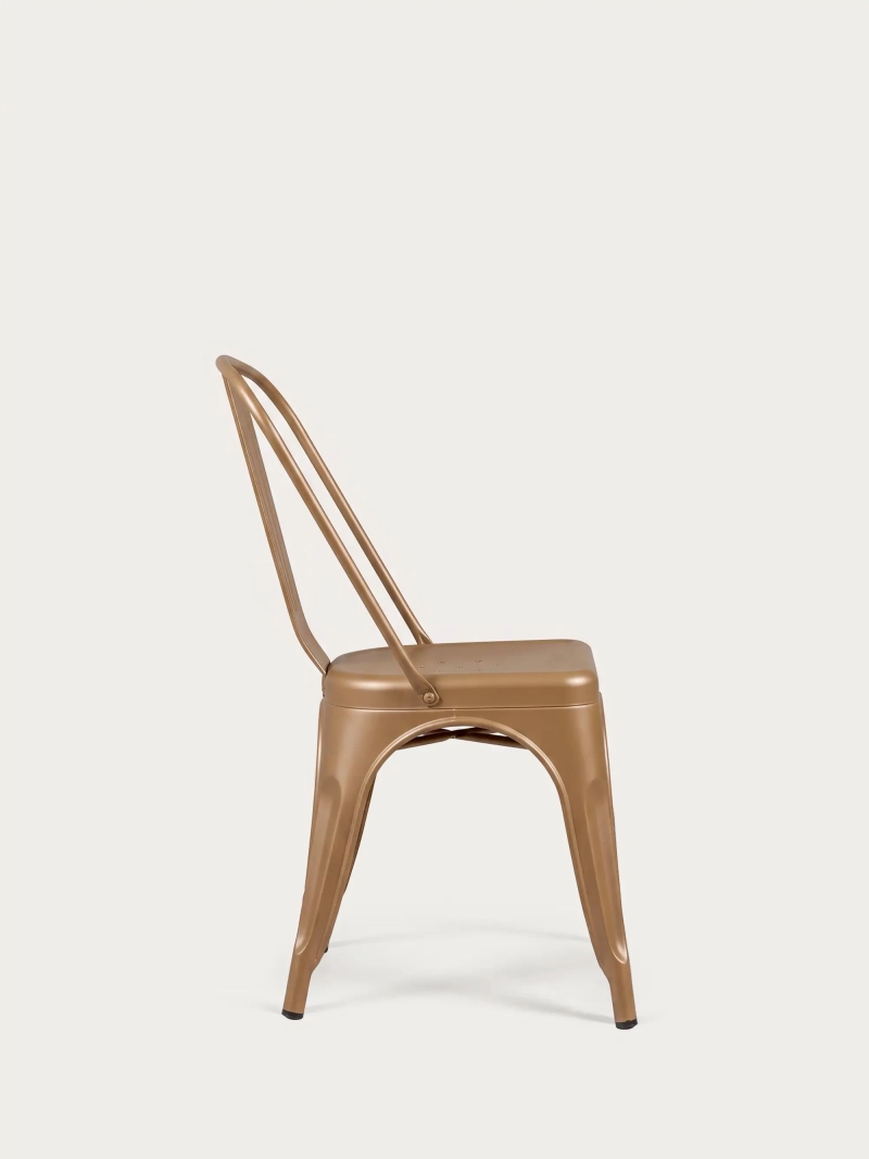 Stohovateľná kovová stolička s matným povrchom - Bistro Furnmod, ex Nest Dream- 15