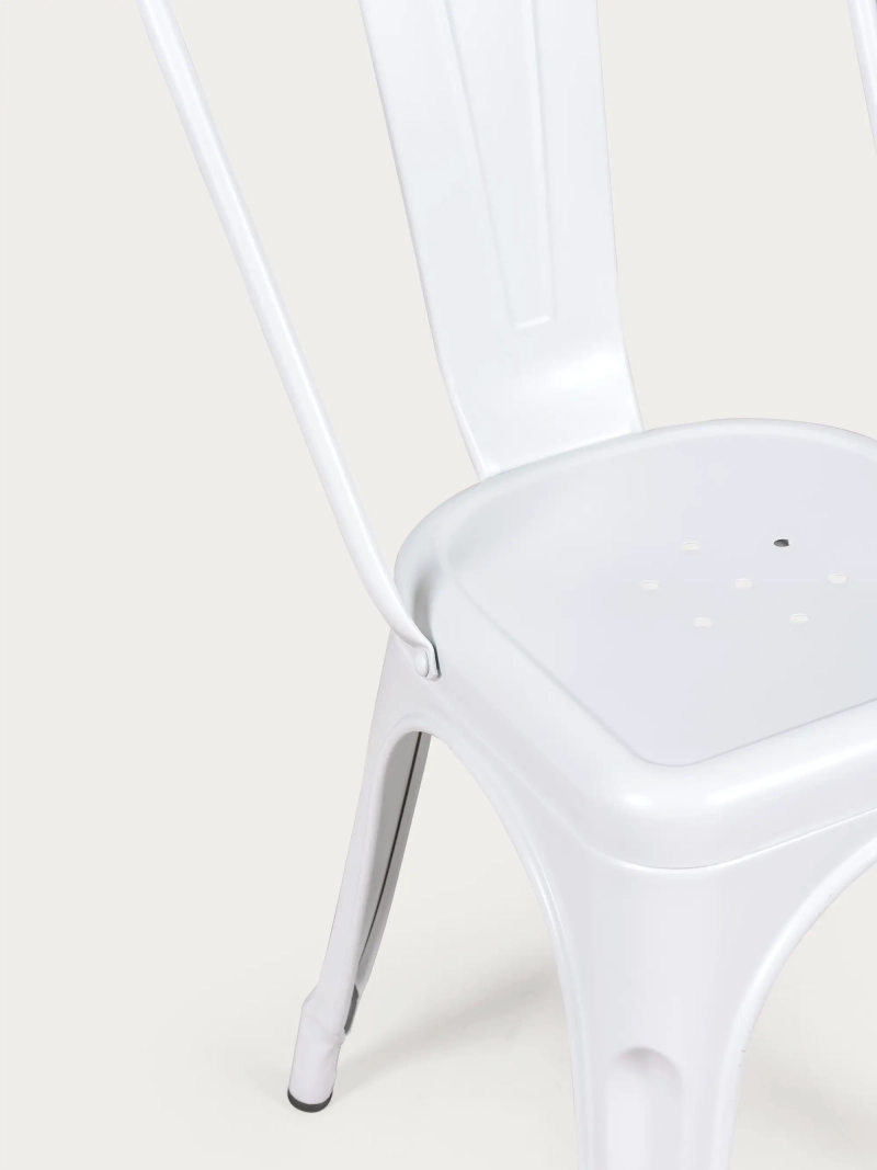 Sedia impilabile in metallo con finitura opaca - Bistro Furnmod, ex Nest Dream- 11