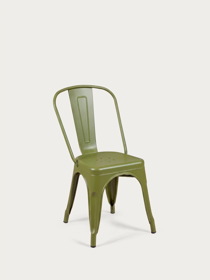 Stapelbar metallstol med matt yta - Bistro Furnmod, ex Nest Dream- 18