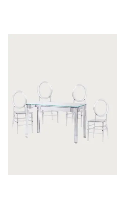 Garniture miz in stolov : pakiranje 4-8 sedežev : takojšnja dostava